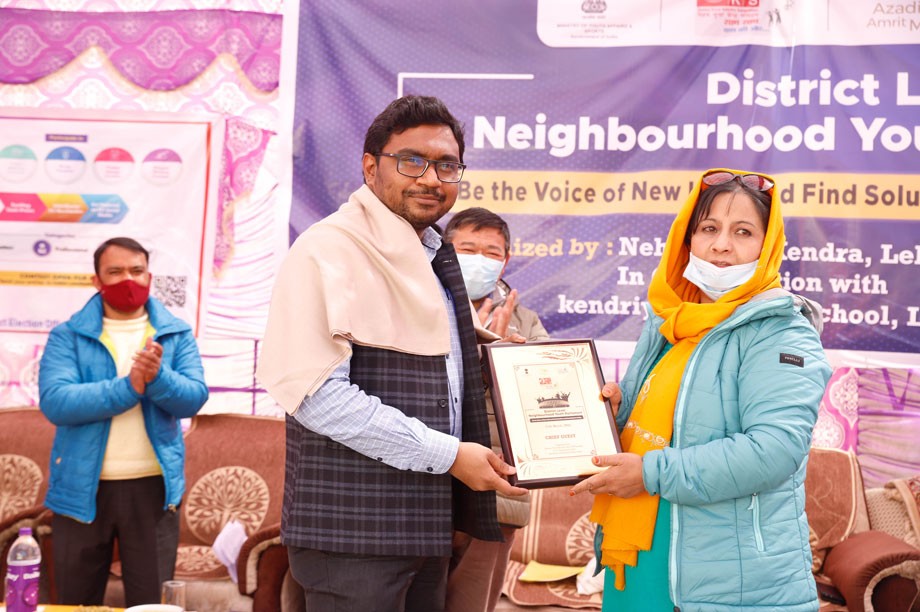 Nehru Yuva Kendra organises Neighbourhood Youth Parliament in Leh