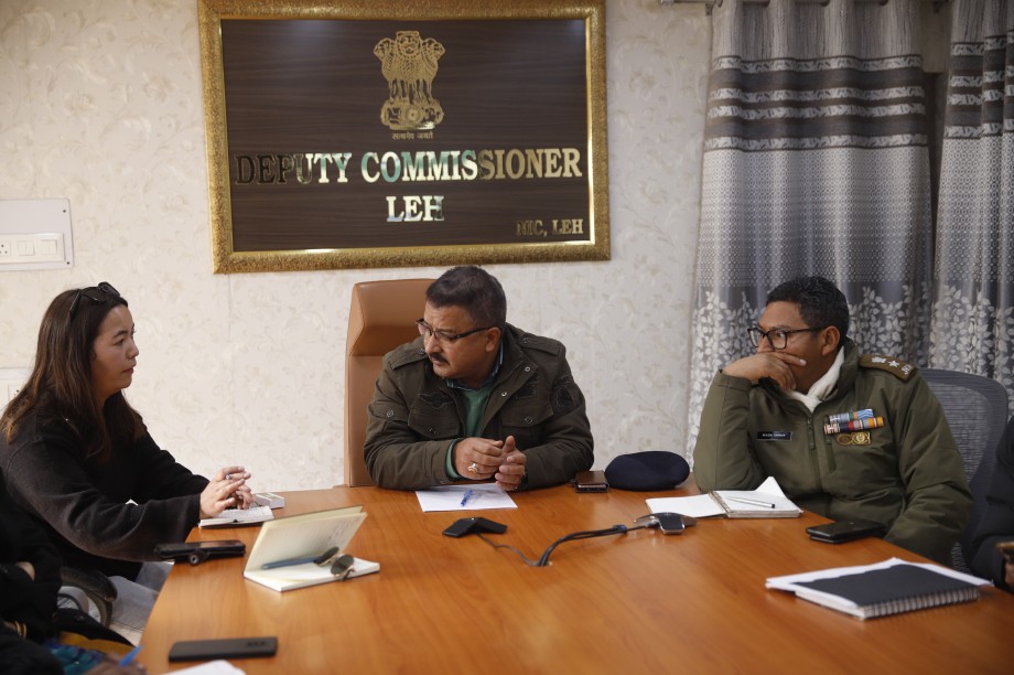 ADC Leh chairs district-level Aadhaar committee meeting