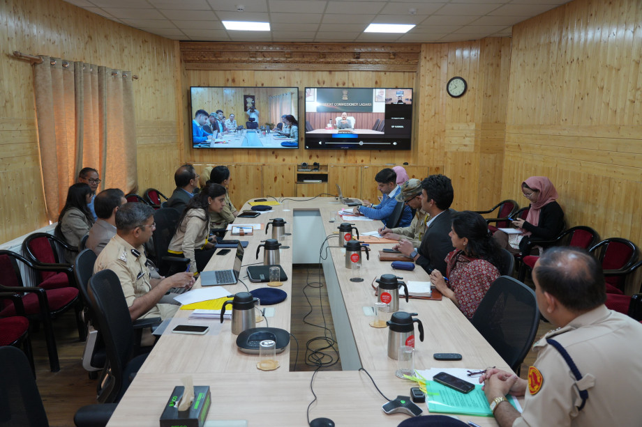 Chief Secretary Dr. Pawan Kotwal chairs 6th NCORD meeting to tackle drug abuse in Ladakh