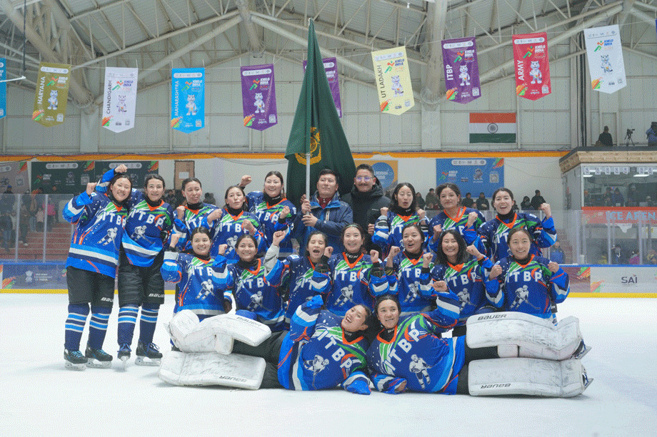 ITBP reclaim women’s ice-hockey gold at KIWG 2026