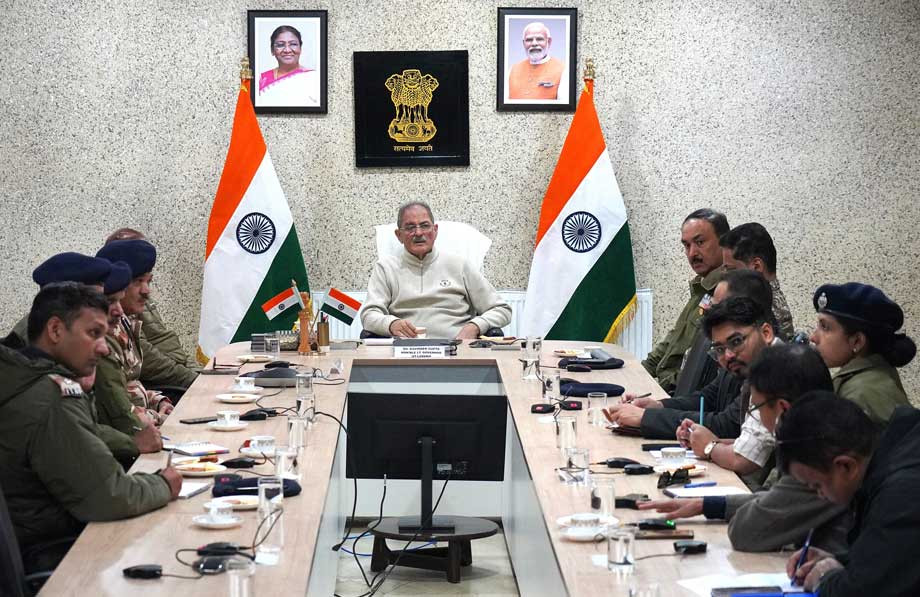 L-G Kavinder Gupta assesses overall situation in Ladakh