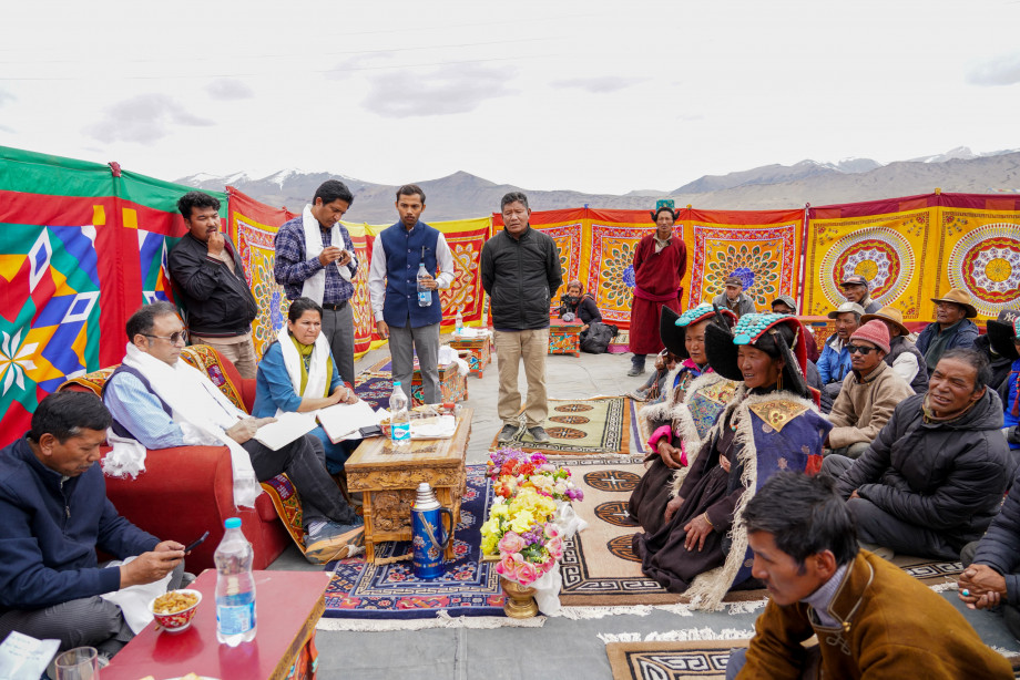 Chief Secretary Ashish Kundra undertakes two-day tour of Changthang, reviews development projects and public grievances