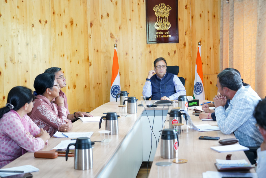 Chief Secretary reviews higher education sector, follow-up to Ladakh Education conclave