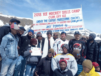 27 players participate in Ice Hockey Skill camp in Drass