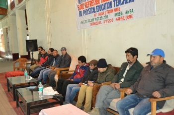 30 physical education teachers of twin districts attend orientation training in Kargil