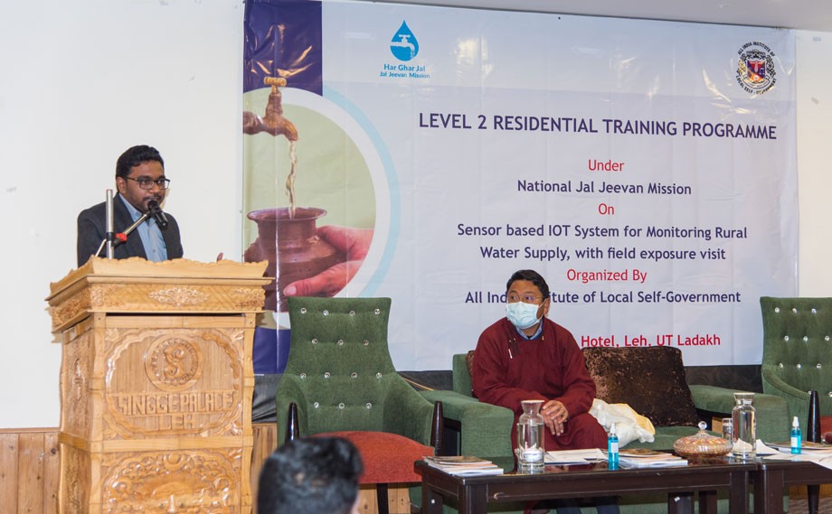 Training program under JJM on Sensor-based IoT systems commences in Leh