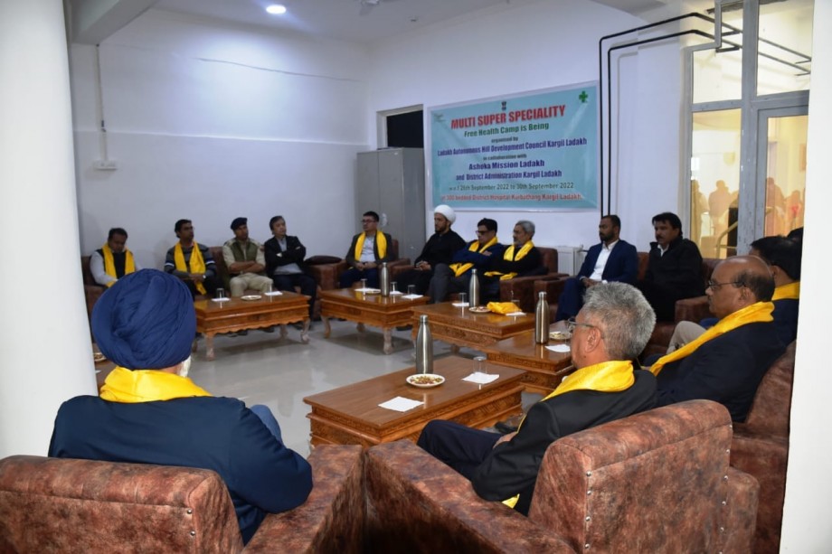 5-day free multi-specialty health camp begins in Kargil