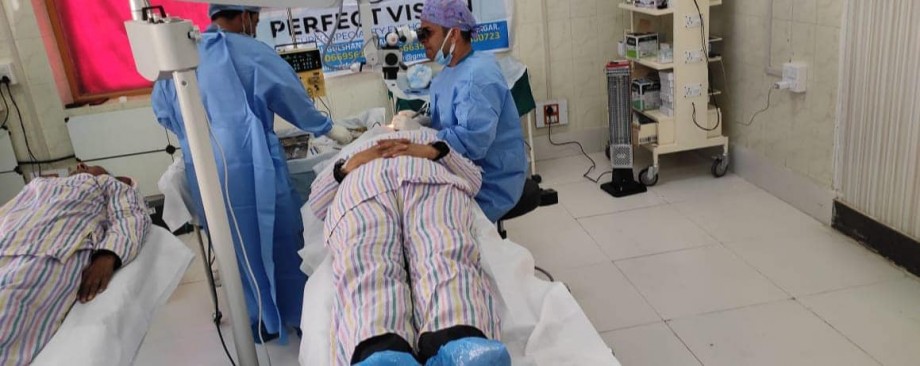 2-day free eye cataract surgery camp concludes at CHC Sankoo