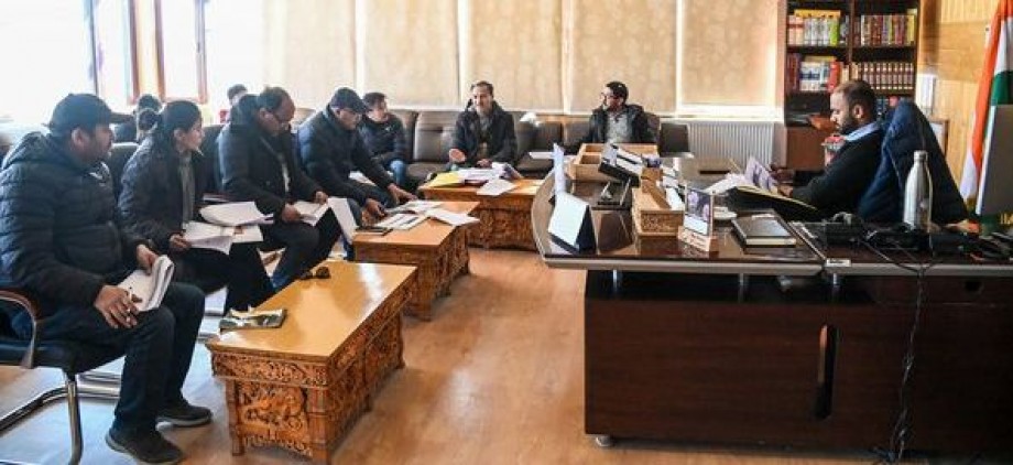 DC Kargil reviews JJM annual action plan 2023-24