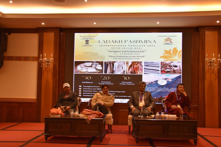 Directorate of Industries and Commerce organises international conclave for Ladakhi pashmina