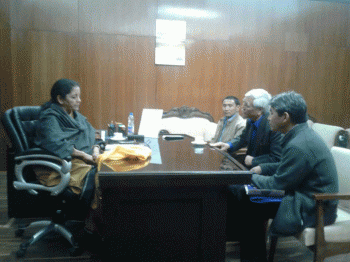BJP, Zanskar, calls on Nirmala Sitharaman, Defence Minister, to discuss issues