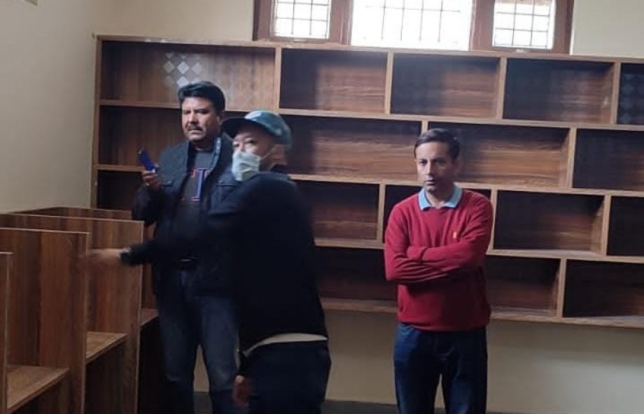 CEC, Kargil  takes stock of Kargil Boys Hostel construction in Jammu