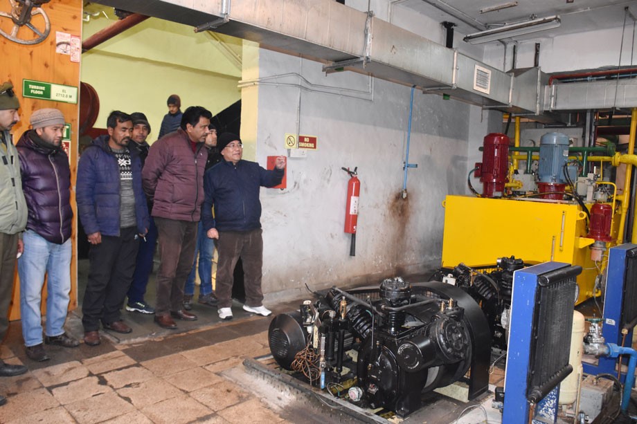 CEC takes stock of functioning, power generation of Chutak HE Project