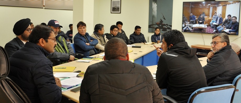 Divisional Commissioner, Ladakh, reviews winter stocking