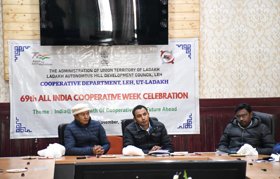 Department of Cooperative, Ladakh celebrates 69th All India Cooperative Week