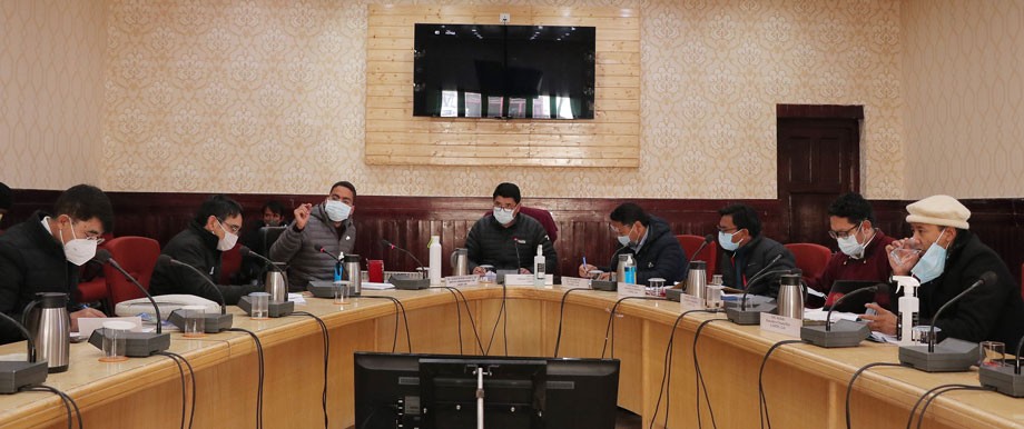 Capex Budget 2020-21: Hill Council, Leh reviews achievement of each department