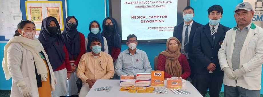Deworming camp to improve children’s health and nutrition held in Kargil