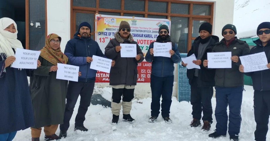 National Voters’ Day observed in Zanskar