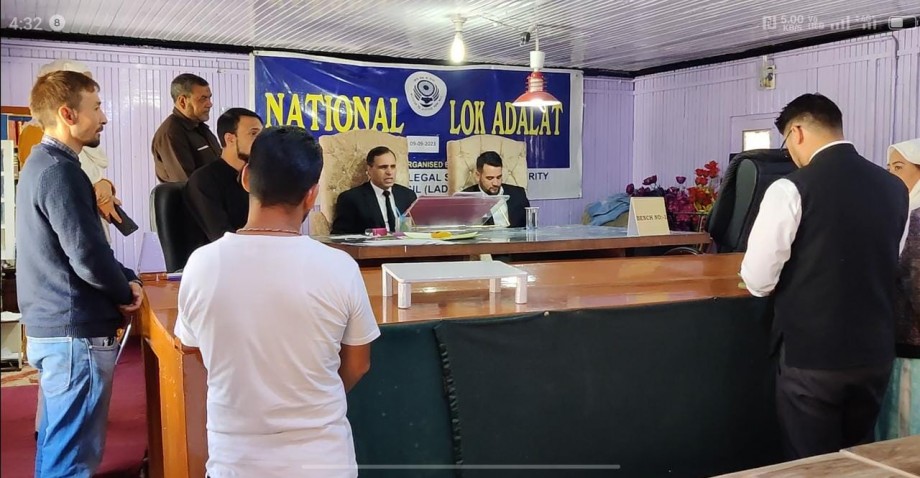 224 cases disposed of in Lok Adalat in Kargil