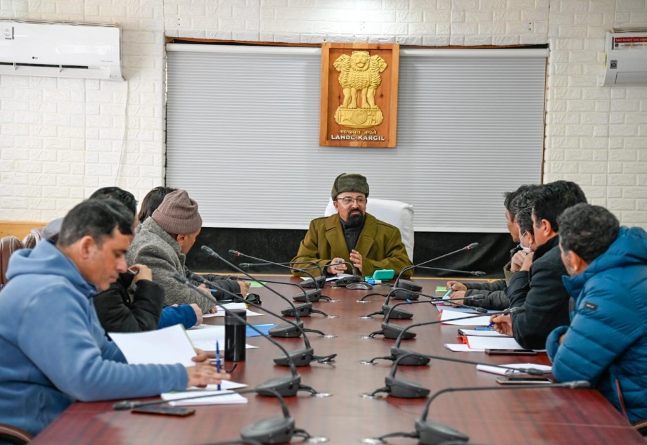 CEC discusses developmental work at District Hospital Kargil