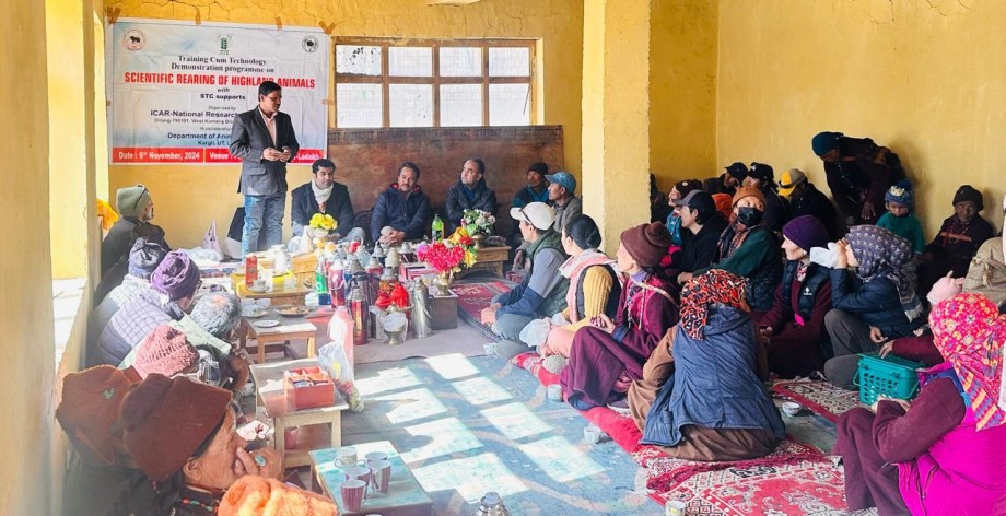 ICAR and Animal Husbandry Department Promote Modern Yak Management Practices in Zanskar
