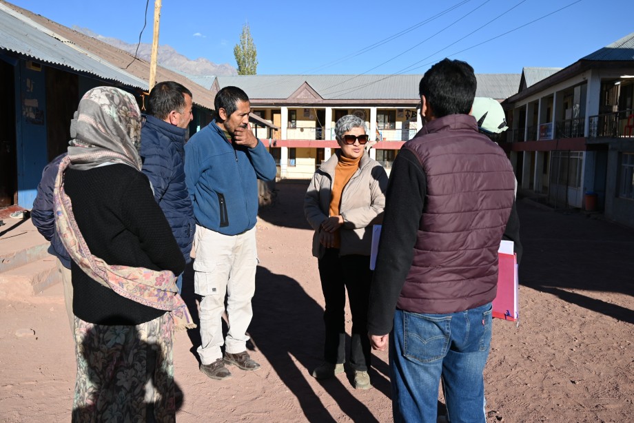 Electoral roll observer Padma Angmo conducts three-day review visit in Kargil