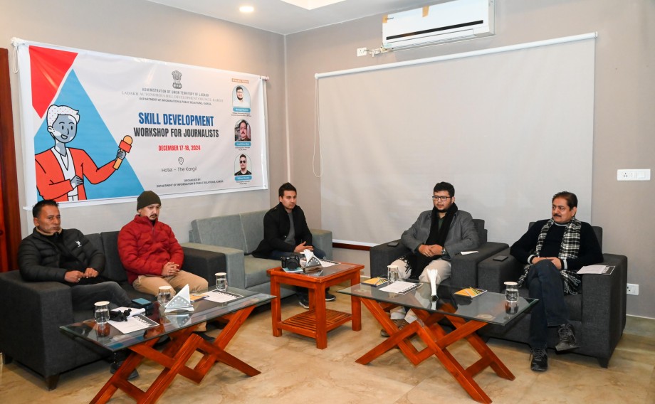 Two-day skill development workshop for journalists held in Kargil