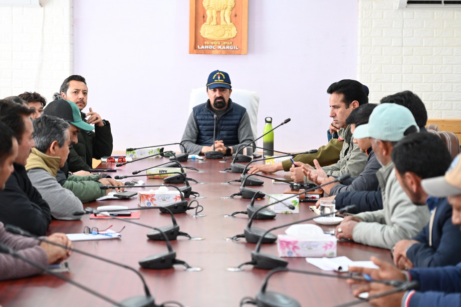 High-level review held in Kargil following snowfall; CEC emphasizes rapid restoration