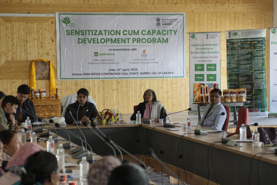 APEDA organises sensitisation and capacity building programme for farmers in Nubra