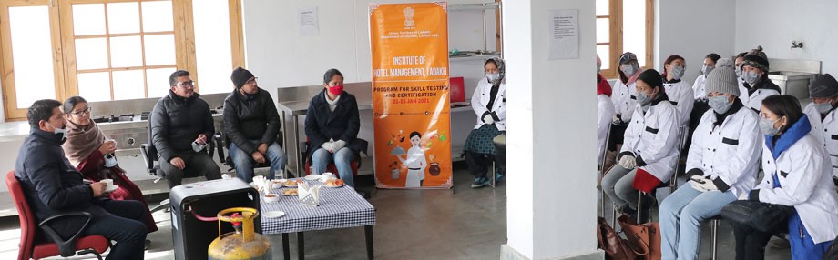 15 days Skill Testing & Certification programmme starts in Leh