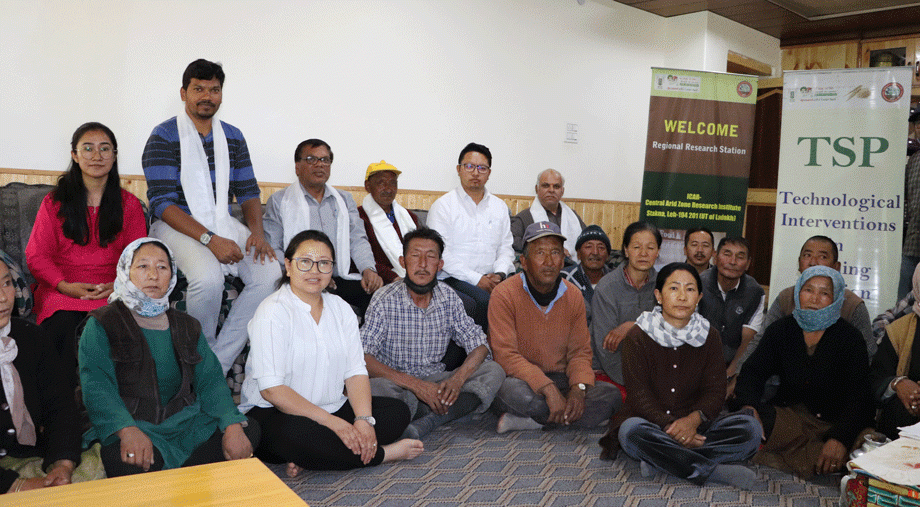 CAZRI RRS, Leh organizes need assessment meeting with farmers in Hemis