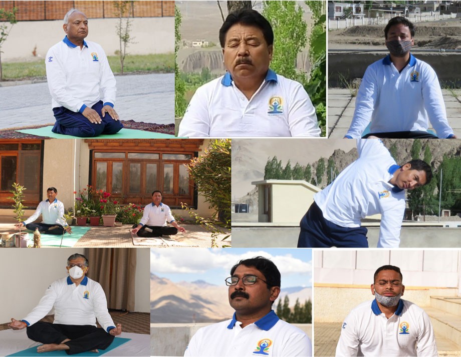 Leh celebrates 6th International Yoga day