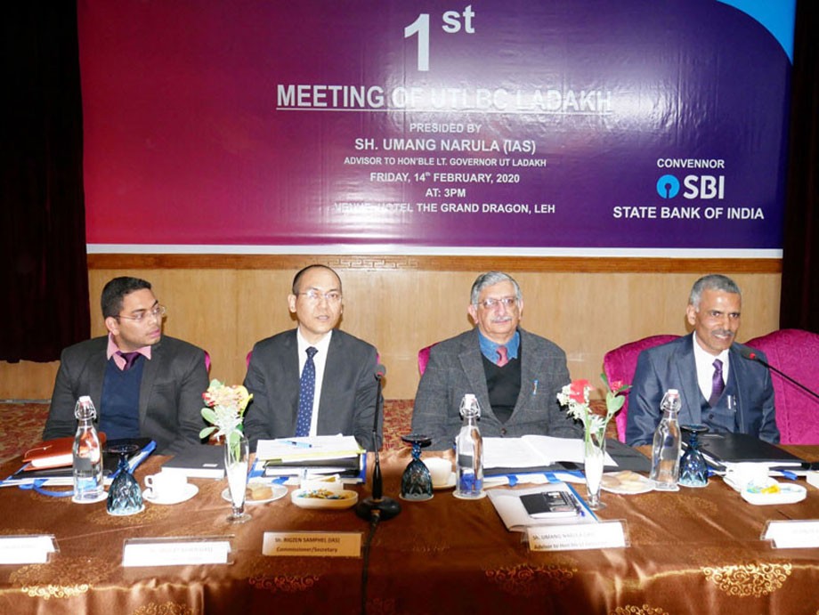 First Union Territory Level Bankers Committee meeting held in Leh