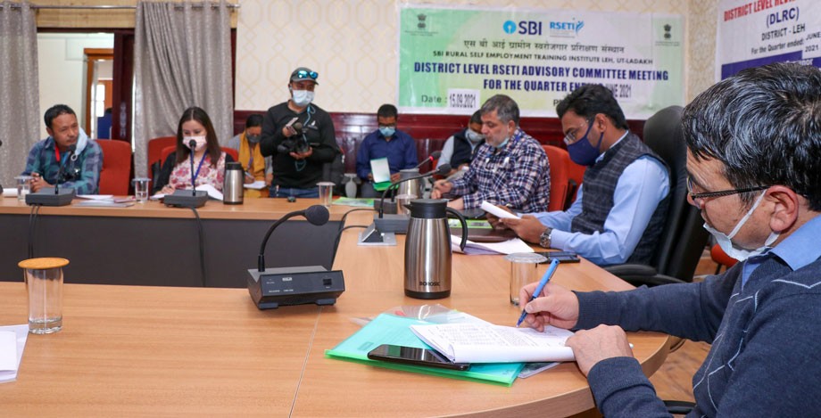 District Level Review Committee meeting held in Leh