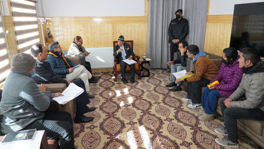 Delegations of PhD holders in Agri/Horti/Veterinary Science, appointment aspirants under SRO-43 cases meets L-G
