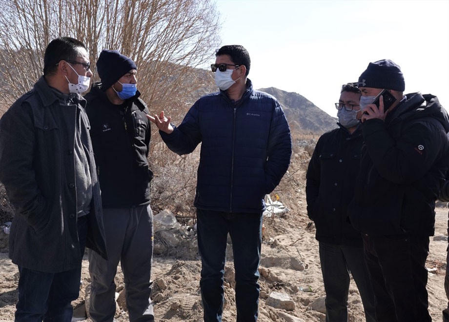 CEC Gyalson assess land allotment position and disputes in and around Leh