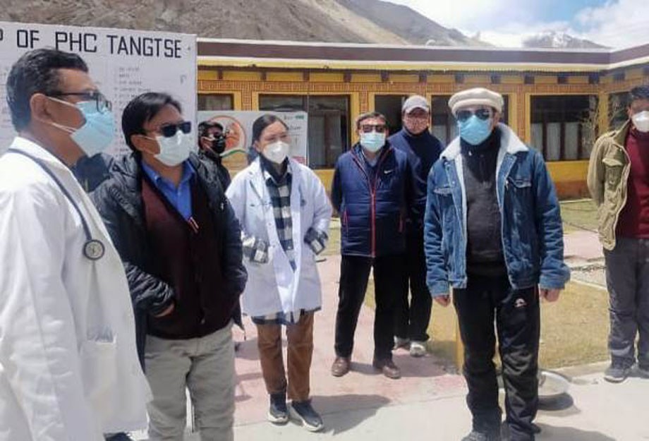 EC, Tashi Namgyal visits Tangtse, reviews COVID-19 preparation