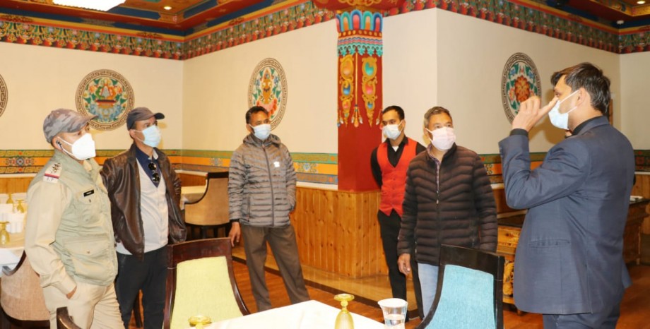 COVID-19 SOPs compliance: District Administration inspects hotels in Leh town