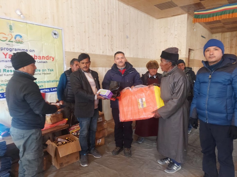 Programme on Scientific Yak Husbandry held in Hanle