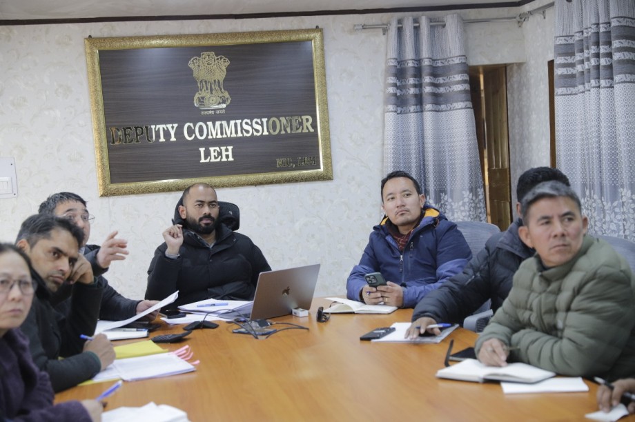 DC Leh discusses proposals submitted under vibrant villages, saturation of CSS 