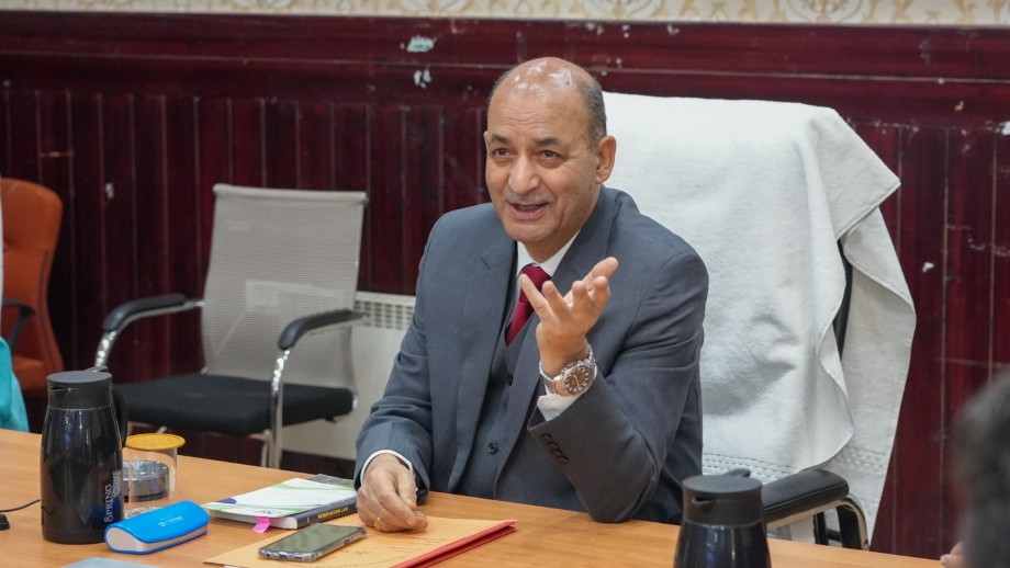 Justice Bansi Lal Bhat chairs meeting on village welfare along Line of Control in Ladakh