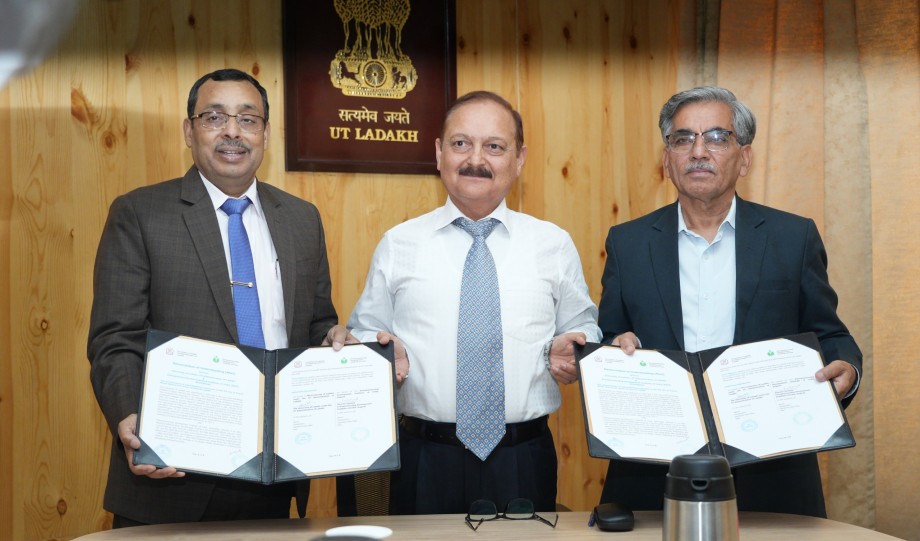 University of Ladakh signs MoU with EDII to foster Innovation and Entrepreneurship