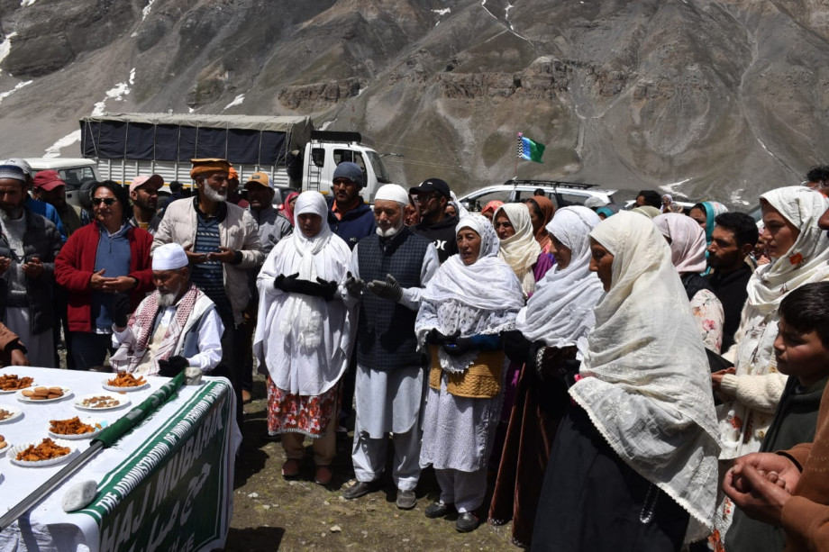 Spiritual journey begins: Kargil bids farewell to Hajj pilgrims