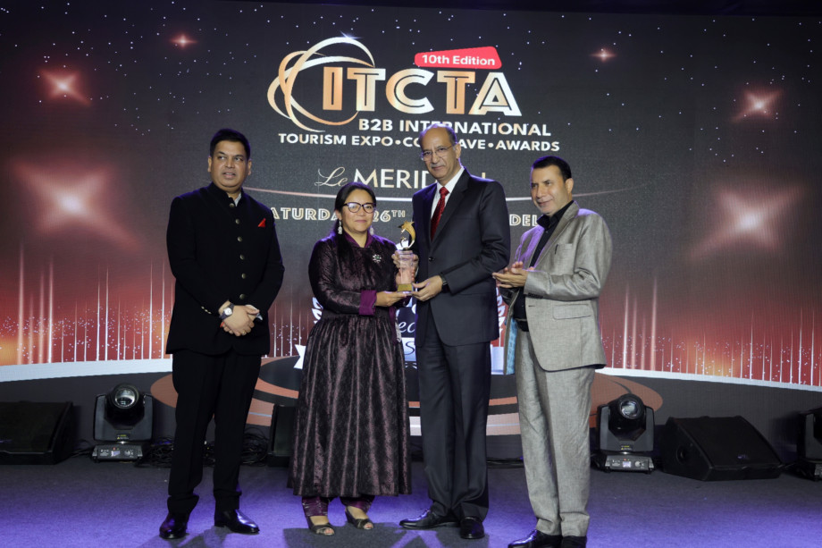 Ladakh wins best adventure destination award at ITCTA 2025