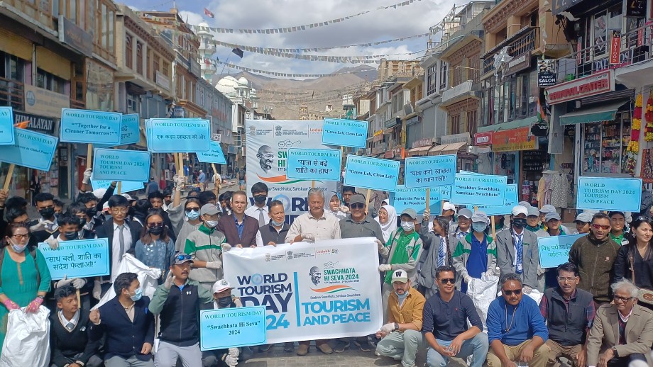 Ladakh celebrates 50 years of tourism on World Tourism Day