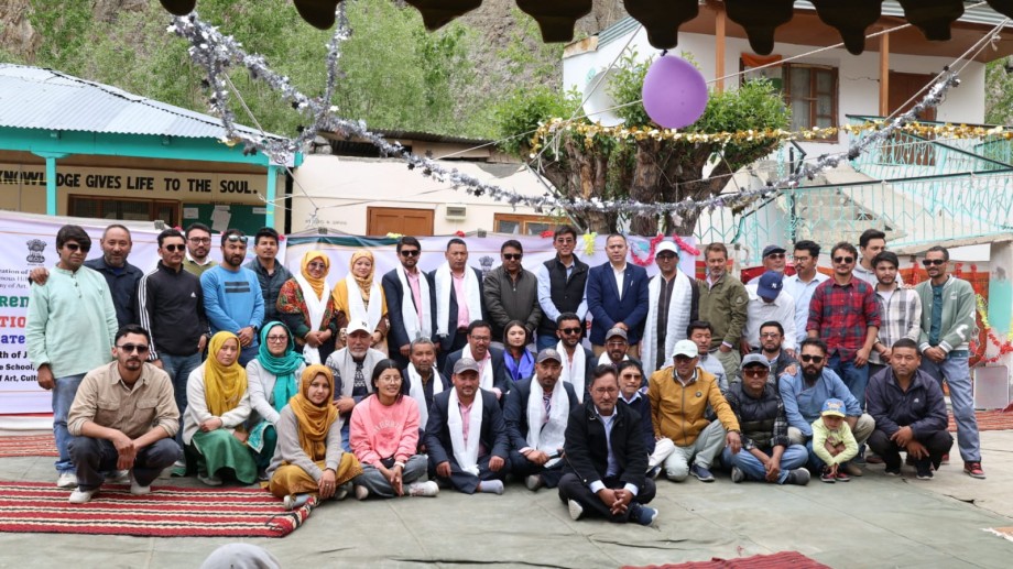 Culture Academy, Kargil hosts folk music and painting competition at Shakar Chiktan