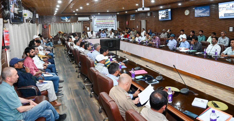 NDMA conducts tabletop exercise on earthquake, GLOF, and cloudburst in Ladakh