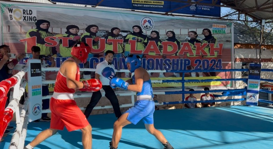 1st UT Ladakh Boxing championship concludes at SAI training centre, Kargil