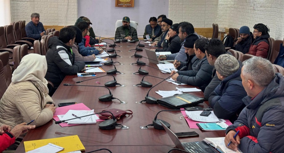 CEC Kargil reviews financial target achieved under District CAPEX Budget 2024-25