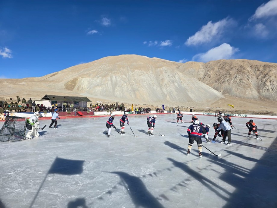 ITBP Indus Ice Hockey challenge 2025 kicks off in Chushul